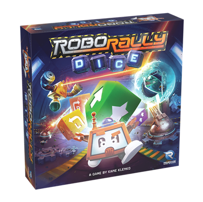 Robo Rally Dice – tävlingsspel med tärningsprogrammering och robotuppgraderingar