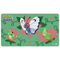 UP – Caterpie Evolutions broderad spelmatta för Pokémon TCG