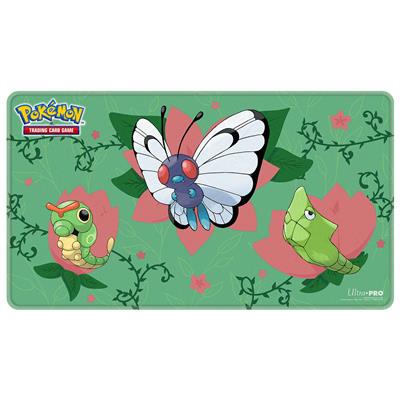 UP – Caterpie Evolutions broderad spelmatta för Pokémon TCG