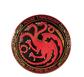 Round aluminum plate Targaryen - Game Of Thrones