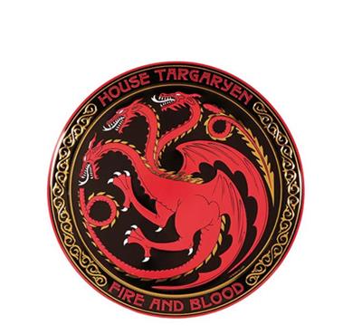 Round aluminum plate Targaryen - Game Of Thrones