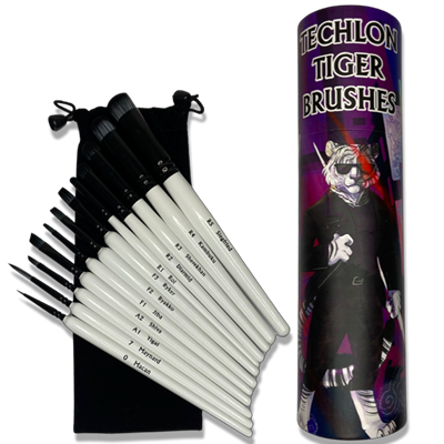 Chronicle RPGs - Techlon Tiger Drybrush Set