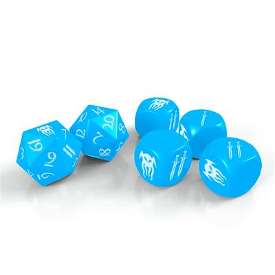 Cohors Cthulhu RPG Atlantean Crystal Dice Set