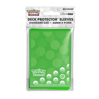 UP - Energi - Gräs Typ 65-pack Skyddsfodral för Pokémon-kortspel