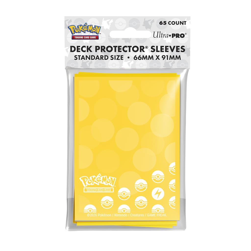 UP - Energi - Blixttyp 65-pack skyddsfodral för Pokémon-kort