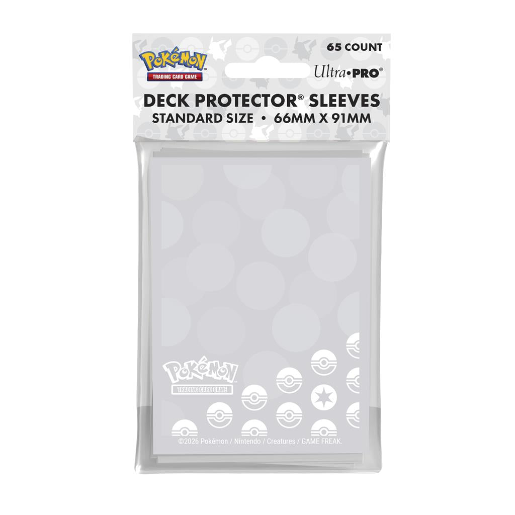 UP - Energi - Färglös Typ 65-pack Ärmsskydd för Pokémon Kortspel