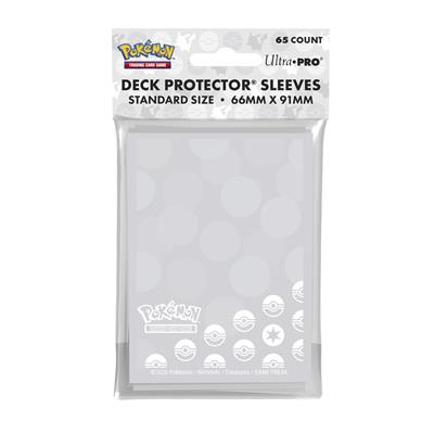 UP - Energi - Färglös Typ 65-pack Ärmsskydd för Pokémon Kortspel
