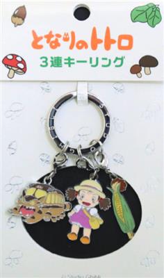 Metallnyckelhållare Mei & Catbus & Corn - Min granne Totoro