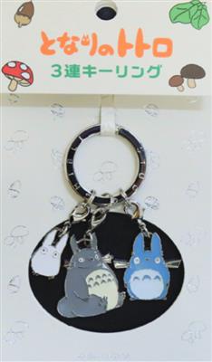 My Neighbor Totoro - Nyckelhållare i metall med Big, Middle & Small Totoro