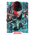 Metal Gear Solid Montage Konsttryck i begränsad upplaga