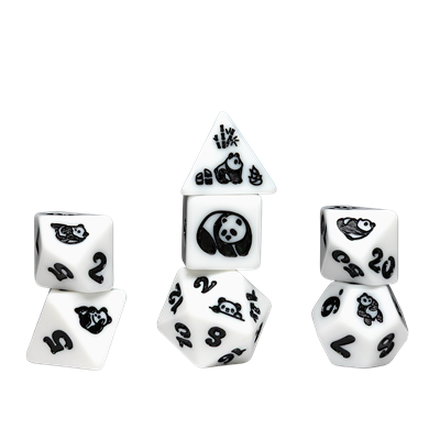 Sirius Dice – Djurtärningsset – Månpanda