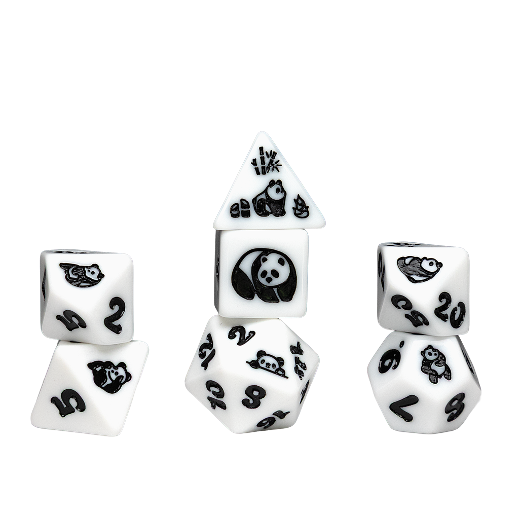 Sirius Dice – Djurtärningsset – Månpanda
