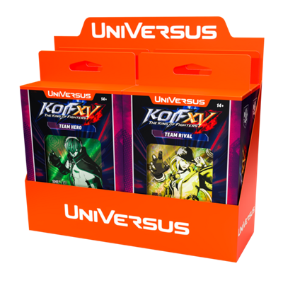 UniVersus CCG: The King of Fighters XV: Challenger Series Display (4 Decks)