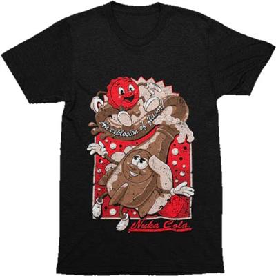 Fallout Nuka Cola Vintage Annons T-shirt L