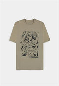 Pokemon - Sand Eevee Evolutions Herr T-shirt med Kort Ärmar - XL
