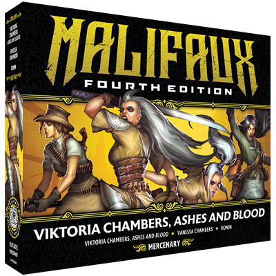 Malifaux 4th Edition - Viktoria Chambers, Ashes and Blood