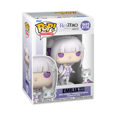 Funko POP&Buddy: Re:ZERO - Emilia w/Puck