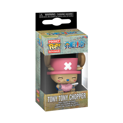 Funko POP Keychain: OP-Chopper with Cotton Candy