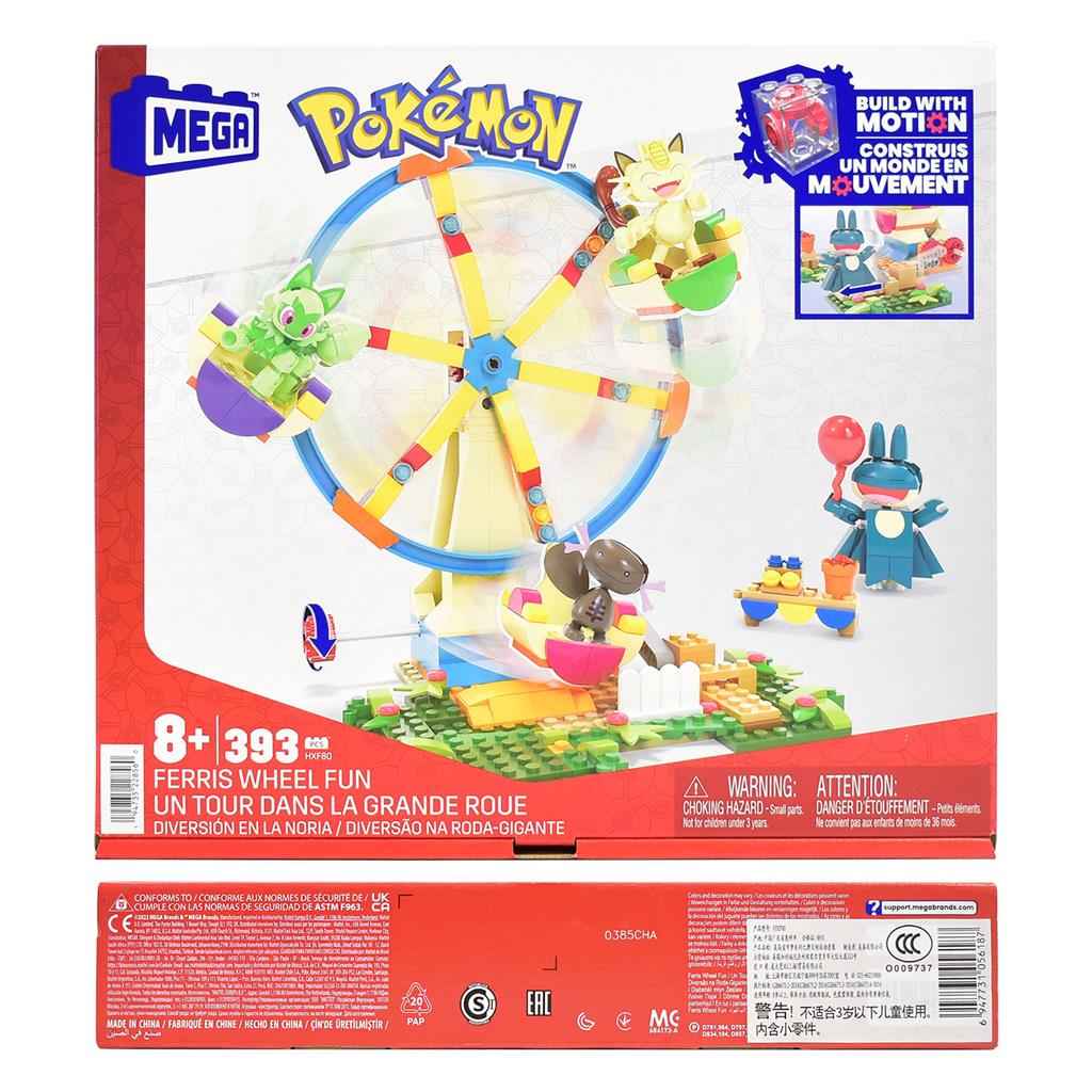 Mega Pokémon Pariserhjul Roligt [Importörsetikett på produkten]