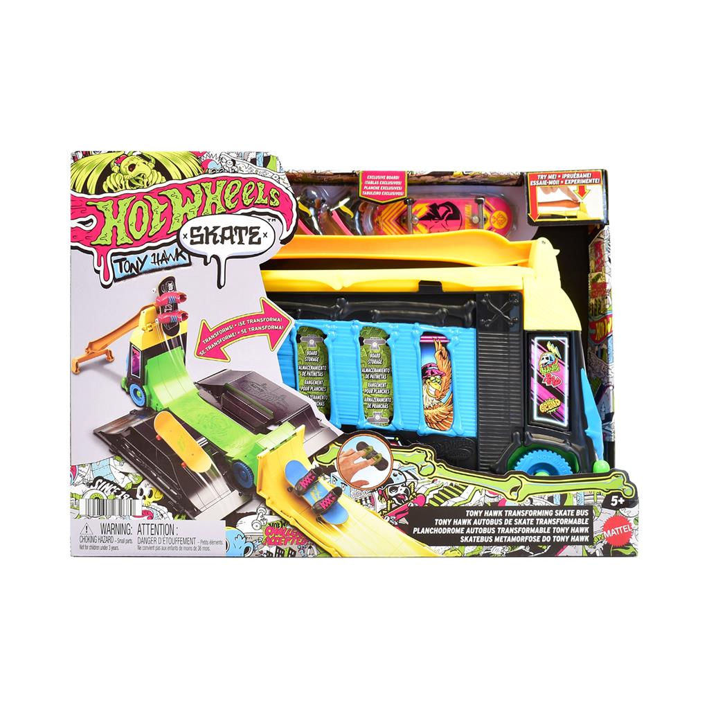 Hot Wheels Skate Tony Hawk Transforming Skate Bus