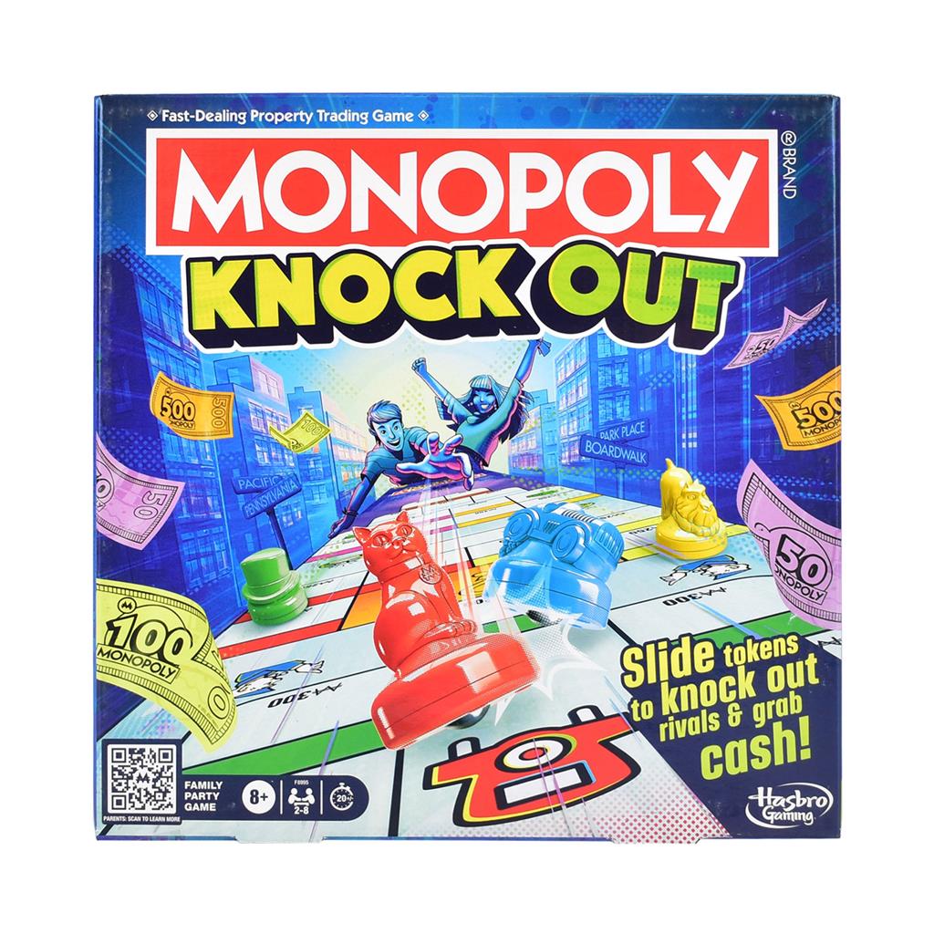 Spelet Monopoly Knockout [Importetikett på produkt]