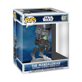 Funko POP Rides DLX: The Mandalorian with Grogu in Imperial Remnant AT-RT