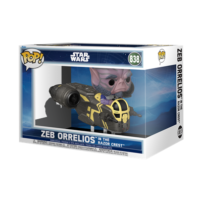 Funko POP Rides DLX: Zeb Orrelios in Razor Crest