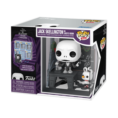 Funko POP Nooks: Skrynkliga Nattens Mardröm Före Jul – Jack Skellington’s Rum