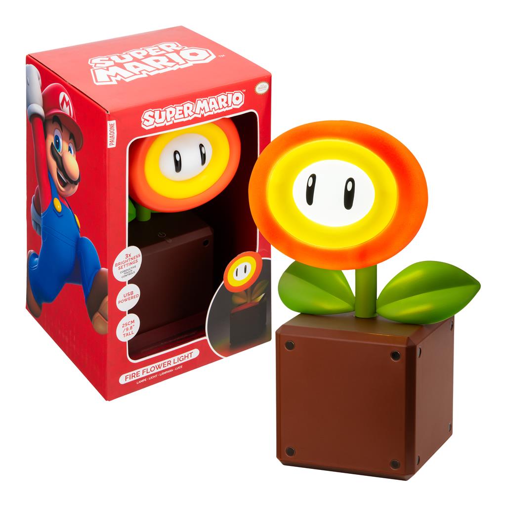 Super Mario Fire Flower Lamp – Light up your room with style