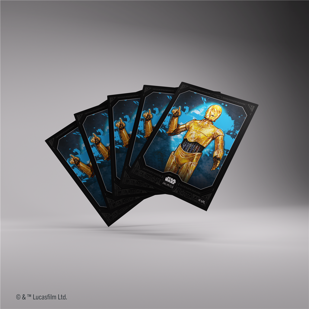 Gamegenic - Star Wars: Unlimited - En Laglös Tid - Premium Art Sleeves - C-3PO