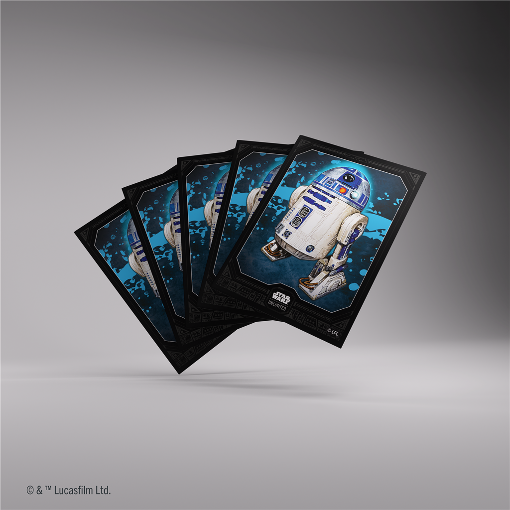 Gamegenic - Star Wars: Unlimited - En Laglös Tid - Premium Art Sleeves - R2-D2