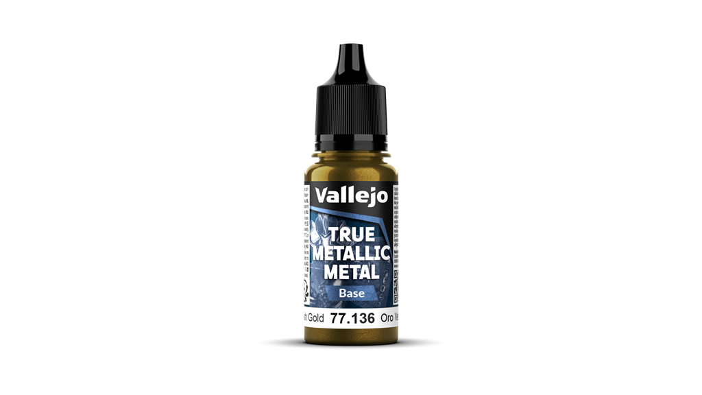 Vallejo - TMM / Base - 136-18ml Greenish Gold