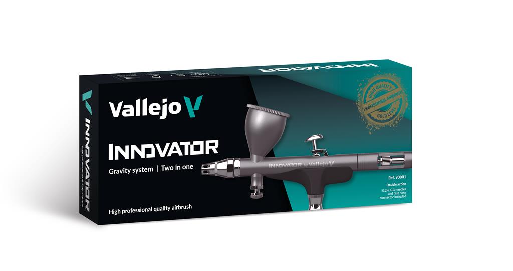 Vallejo - Airbrush - Innovatör från Vallejo, Gravitetssystem, Två i Ett
