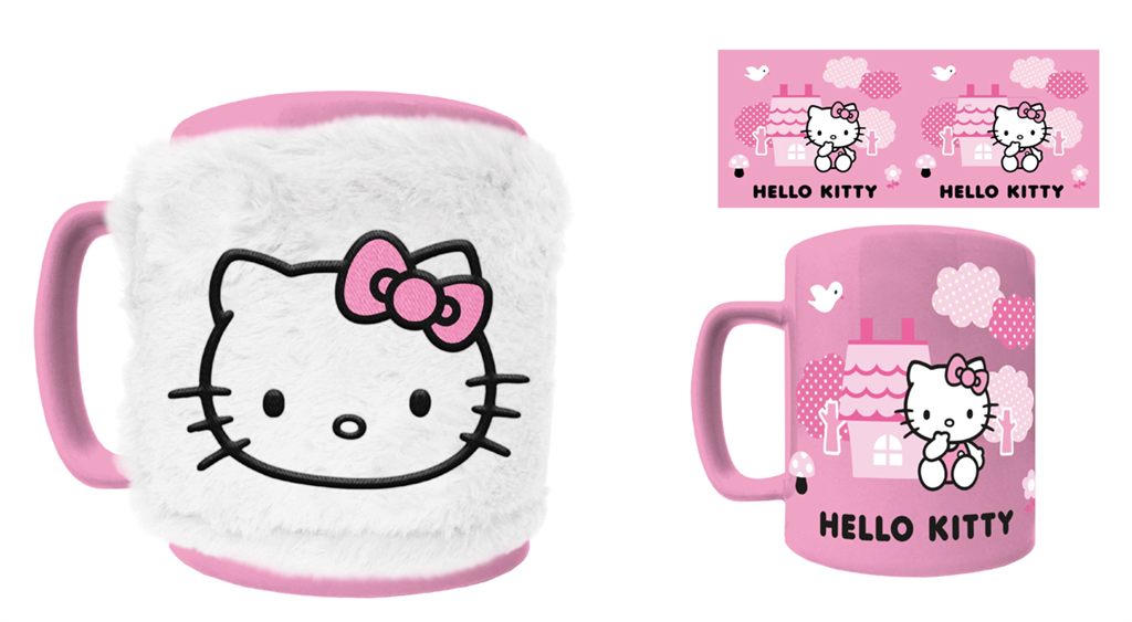 HELLO KITTY (PINK BOW) FUZZY MUG