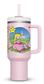 SUPER MARIO (PEACH) 40oz TUMBLER - Perfect for Drinks on the Go