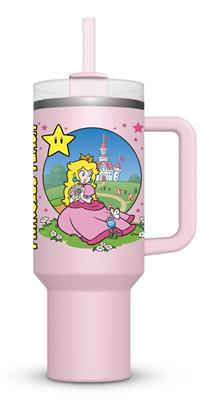 SUPER MARIO (PEACH) 40oz TUMBLER - Perfect for Drinks on the Go