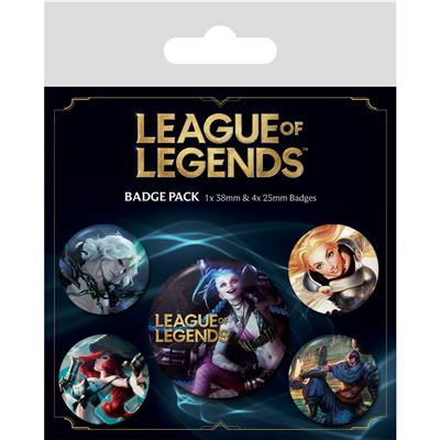 LEAGUE OF LEGENDS (CHAMPIONS) BADGE PACK