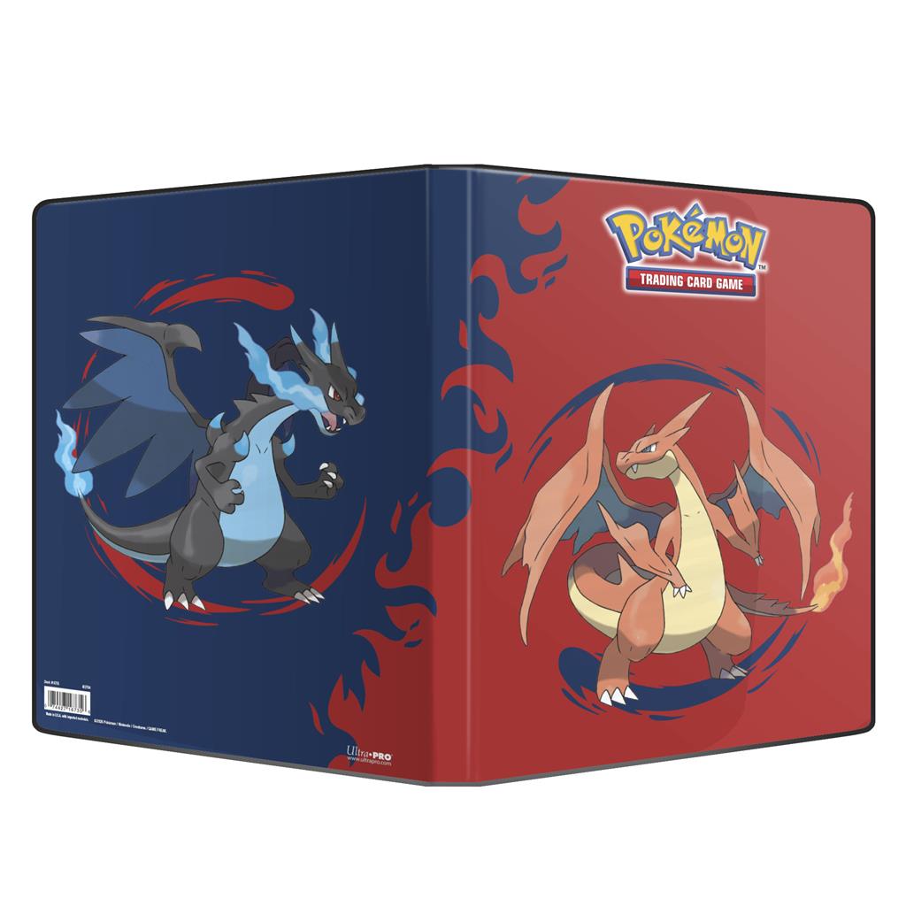 UP - Mega Charizard X och Mega Charizard Y 9-Pocket Portfolio för Pokémon Trading Card Game