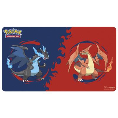 UP - Mega Charizard X och Mega Charizard Y spelmatta för Pokémon Trading Card Game