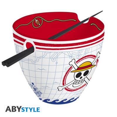 ONE PIECE - Ramen-skål med ätpinnar - "Monkey D. Luffy"