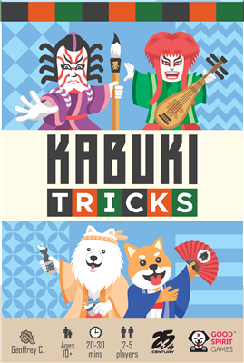 Kabuki Tricks – Strategic card game with actor cards and a joker for exciting tricks and scoring