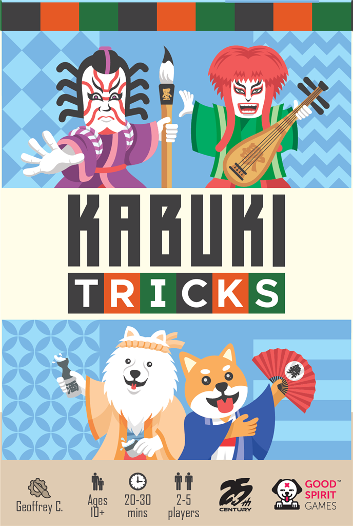 Kabuki Tricks – Strategic card game with actor cards and a joker for exciting tricks and scoring