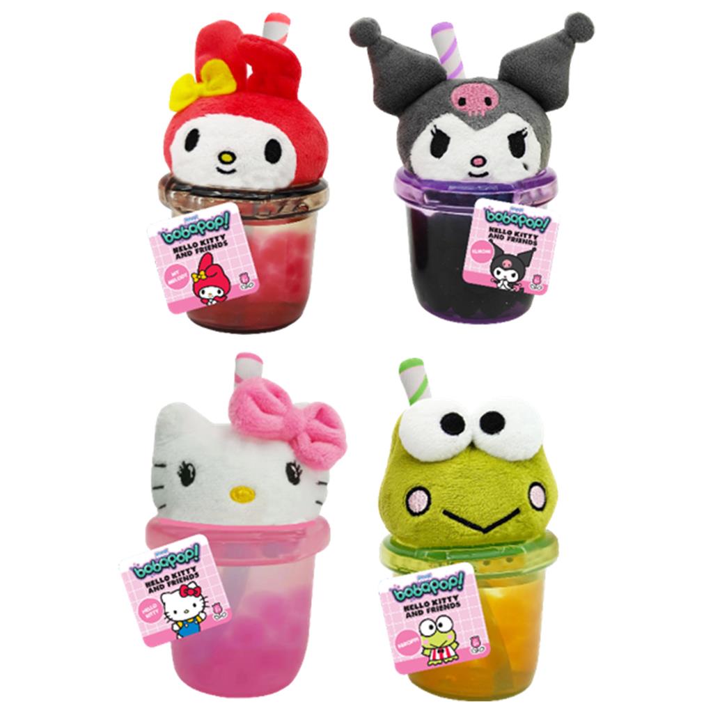 Hello Kitty Bobapop Bubble Tea gosedjur CDU 6