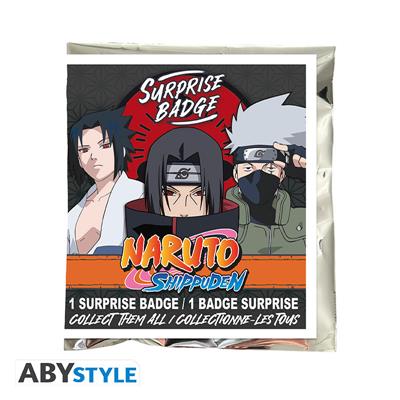 NARUTO SHIPPUDEN - Överraskningspåse - Märke 50mm - CDU av 26