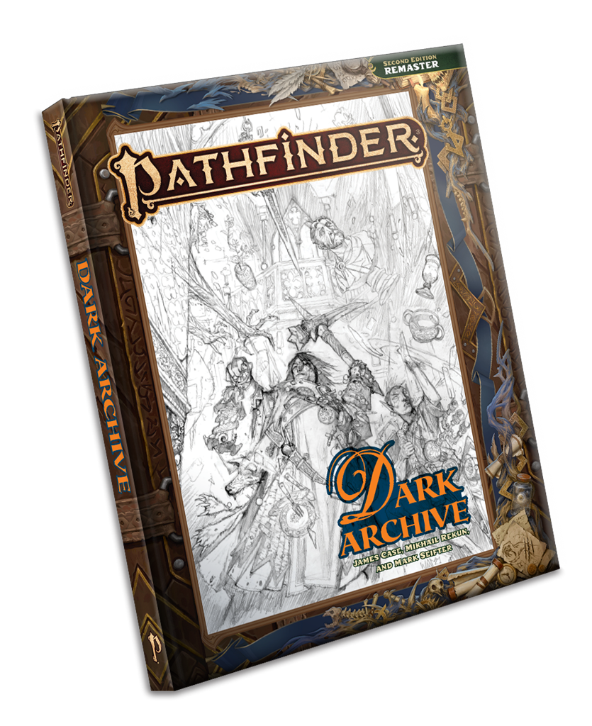 Pathfinder Dark Archive (Remastered) Sketch Cover