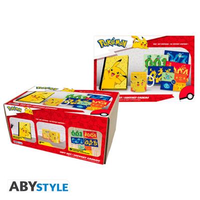 POKEMON - Pck A5 Notebook + Mug 320ml + Postcards "Pikachu"