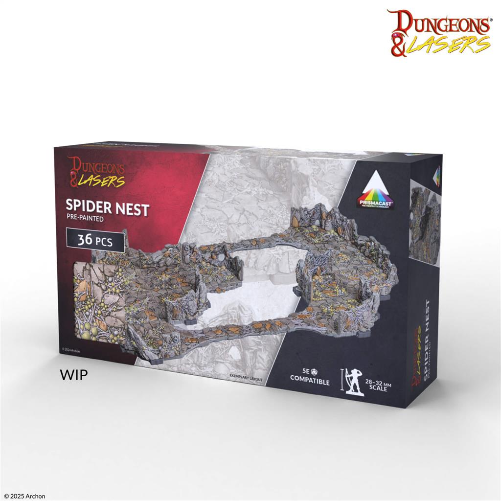 Dungeons & Lasers - Spindelnäste: Förmålade