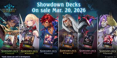 Shadowverse: Evolve - Showdown Deck: Dragoncraft Display (6 kortlekar)