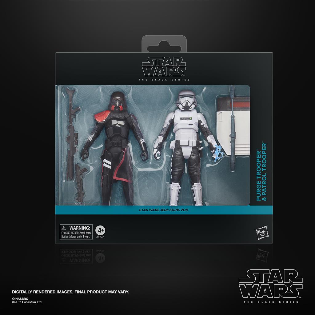 Star Wars The Black Series: Purge Trooper och Patrol Trooper Actionfigurer
