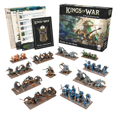 Kings of War 4th Ed. Claws in the Sand - Två Spelare Startpaket